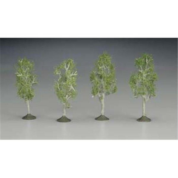 Bachmann Industries Bachmann BAC32110 2.5 in.- 2.75 in. Scenescapes Aspen Trees - 4 BAC32110